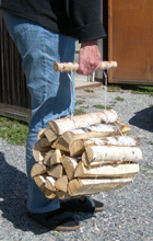 Easy to handle firewood bundle
